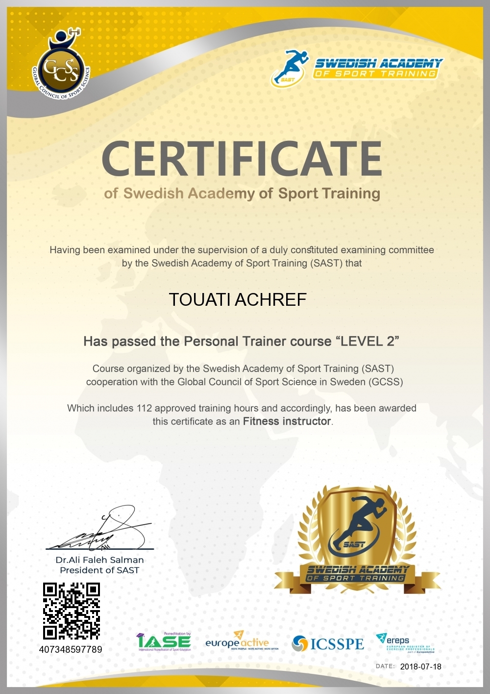 TOUATI ACHREF